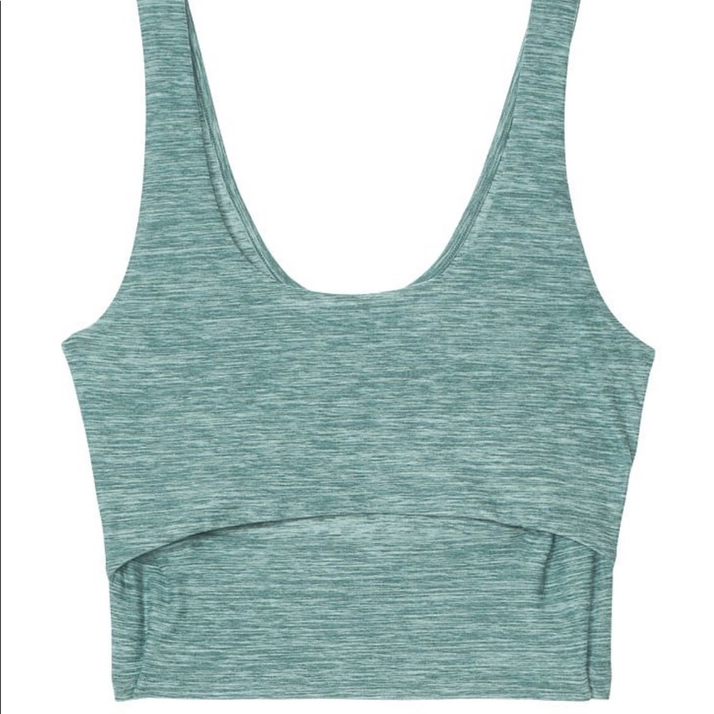 NWT VICTORIA'S SECRET Flow On Point Essential Cutout Crop Tank XXL - Picture 2 of 4